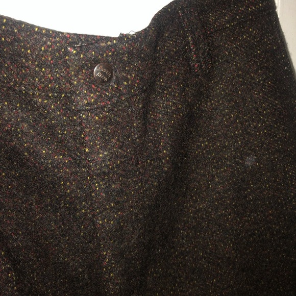 Vintage Pioneer brown tweed hunter pants, button suspenders. 36” waist-preloved - Picture 2 of 10